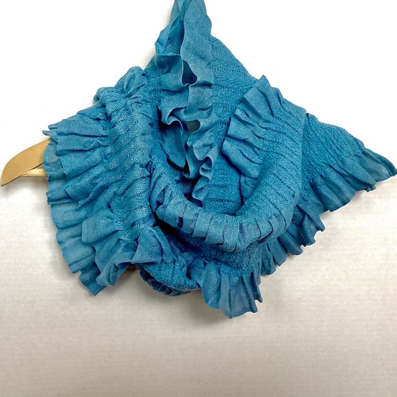 $20 Talbots Blue Scarf - Picture 2 of 6